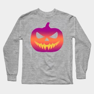 Halloween Pumpkin Pink Jack o Lantern Spooky Long Sleeve T-Shirt